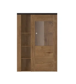 Komoda LARONA 100 cm o wybarwieniu dąb lefkas z kolorem touchwood