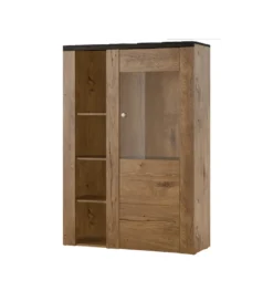 Komoda LARONA 100 cm o wybarwieniu dąb lefkas z kolorem touchwood