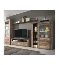 Komoda LARONA 100 Cm O Wybarwieniu Satin Nussbaum z kolorem Touchwood