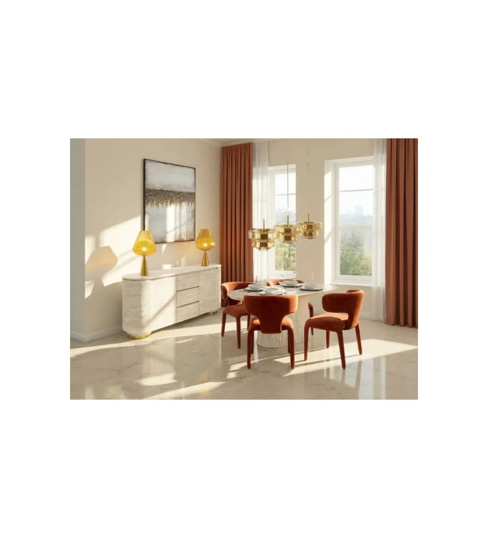 Komoda LINNEA 180 x 78 cm naturalna