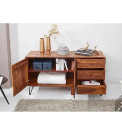 Komoda LORENZO 140 cm drewno sheesham