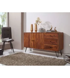 Komoda LORENZO 140 cm drewno sheesham