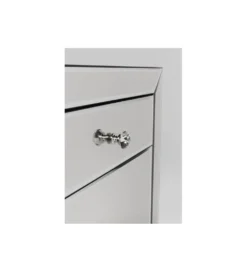 Komoda lustrzana Luxury  140 cm transparentna