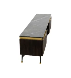 Komoda lustrzana Luxury 88 cm transparentna