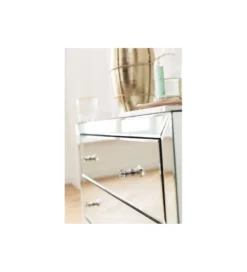 Komoda LUXURY 91 cm transparentna