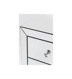 Komoda LUXURY 91 cm transparentna