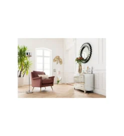 Komoda LUXURY 91 cm transparentna