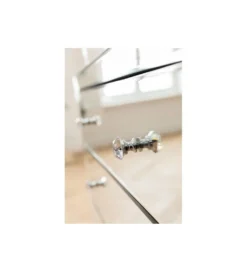 Komoda LUXURY 91 cm transparentna