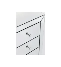 Komoda LUXURY 91 cm transparentna