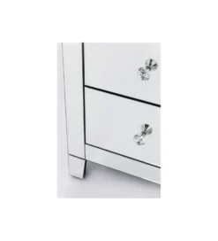 Komoda LUXURY 91 cm transparentna