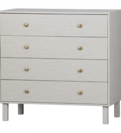 Komoda MADU 91 cm drewno sosna szara
