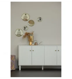 Komoda MADU 160 cm drewno sosna szara