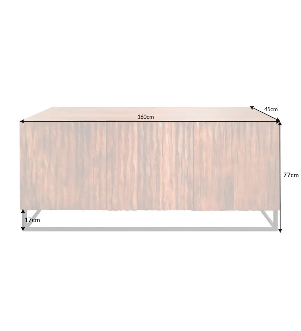 Komoda MARIETT Amazonas 160 cm drewno mango