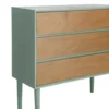 Komoda MESTARONY 75 cm naturalna zielona