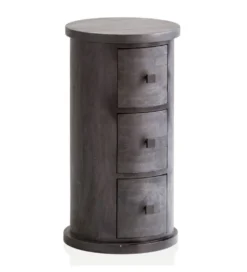 Komoda MIGA 34 cm drewno mango czarna