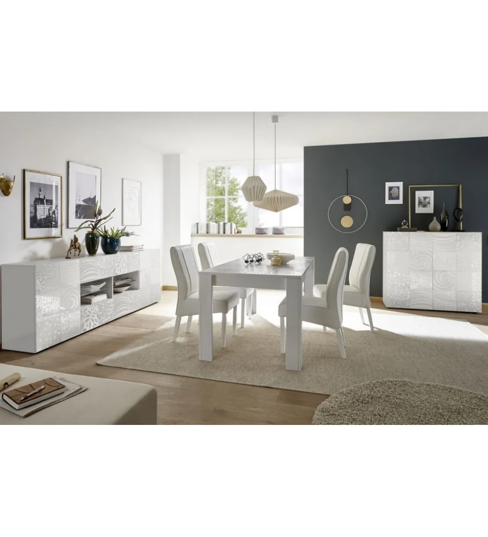 Komoda MIRO 240 cm biała