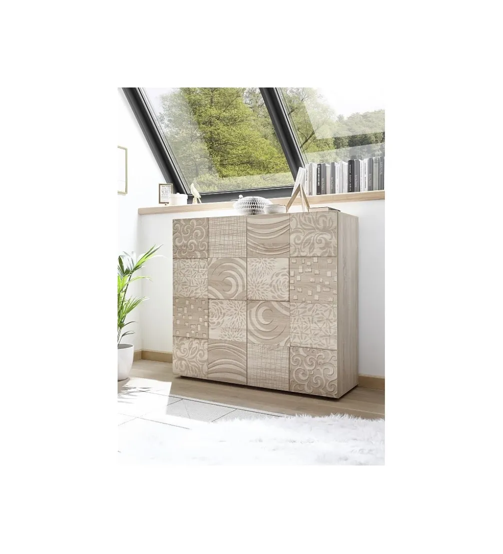 Komoda MIRO 120 cm dąb sonoma
