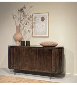 Komoda NOORK 170 cm w kolorze orzechowym
