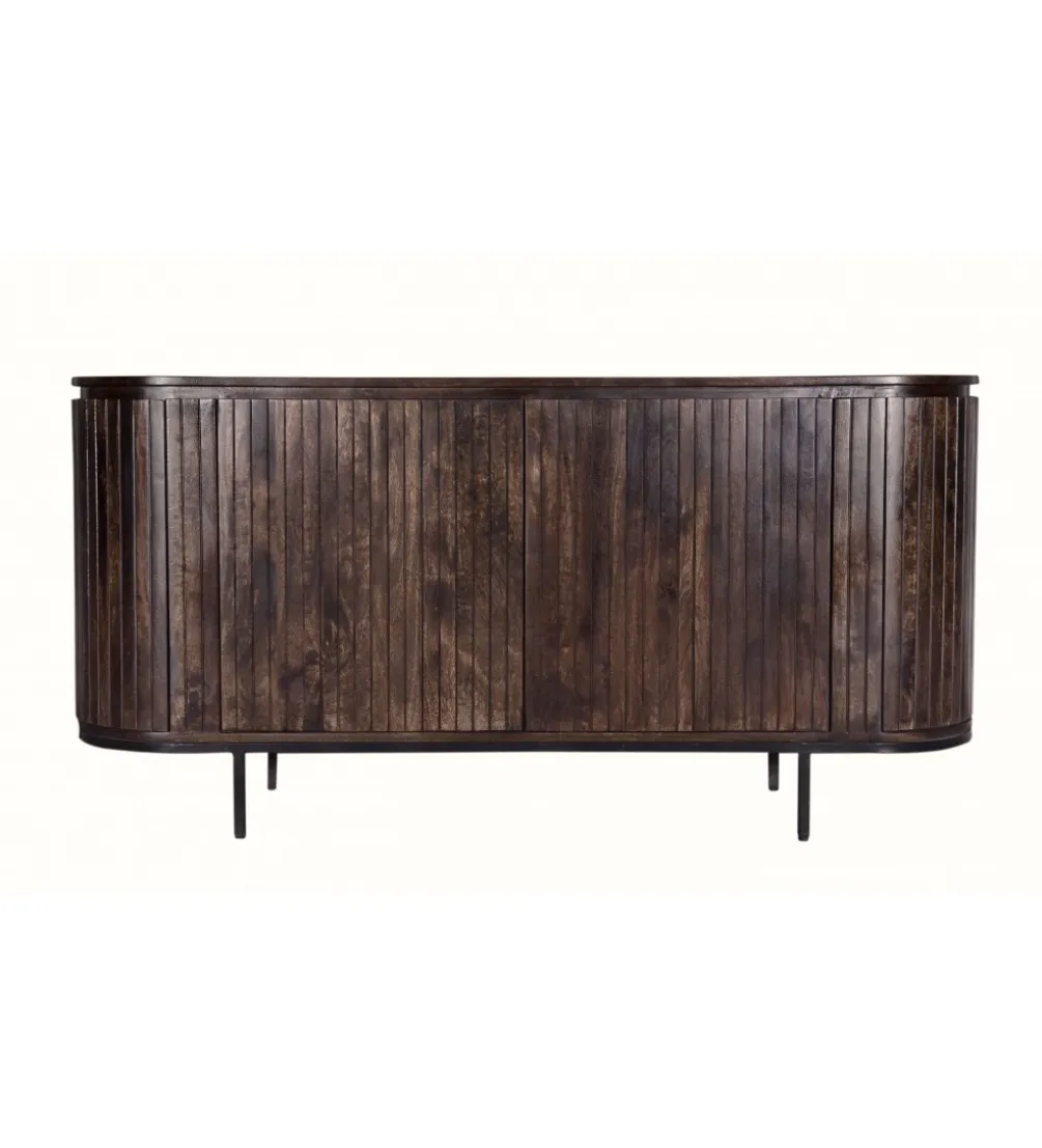 Komoda NOORK 170 cm w kolorze orzechowym