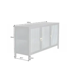 Komoda OLIMPIA 105 cm czarna