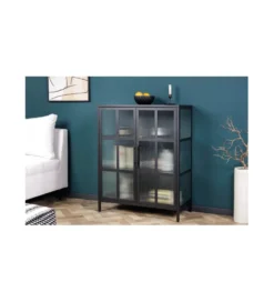 Komoda OLIMPIA 80 cm czarna