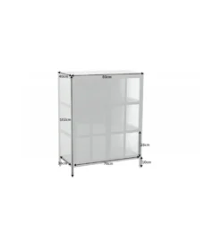 Komoda OLIMPIA 80 cm czarna