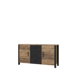Komoda OLIN WM 147 cm w optyce świerku Appenzeller