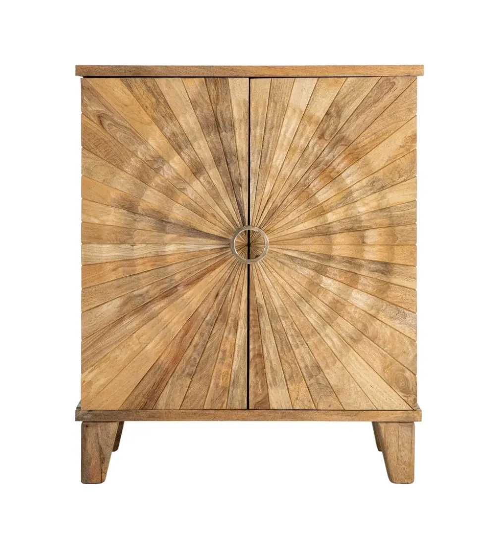 Komoda PESAMIZ 110 cm drewno mango