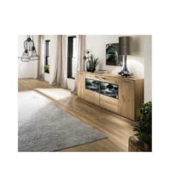 Komoda PORTLAND 184 cm dębowa