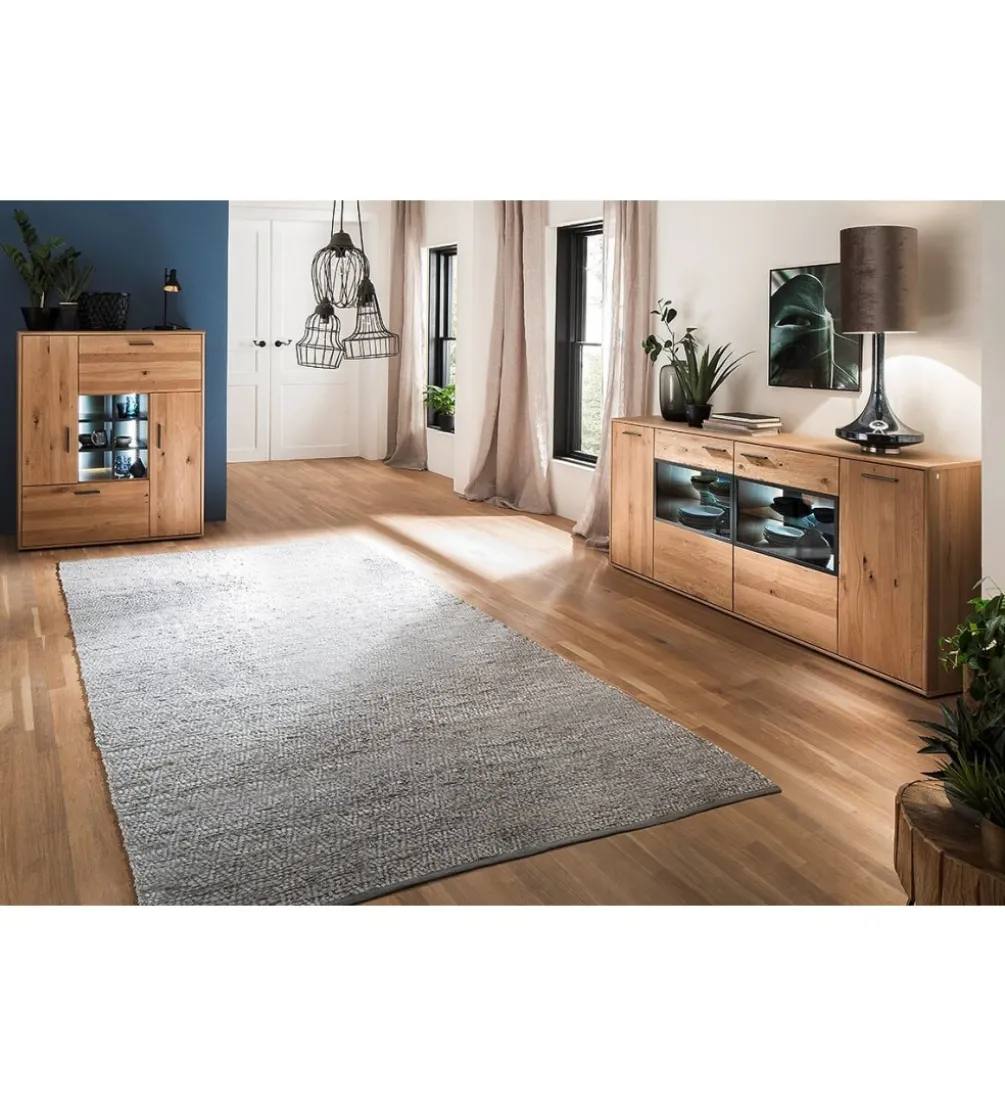 Komoda PORTLAND 184 cm dębowa