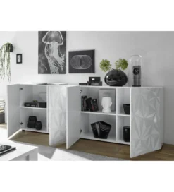 Komoda PRISMA 240 cm biała