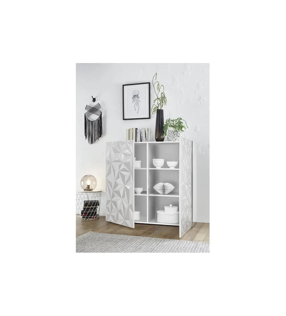 Komoda PRISMA 120 cm biała