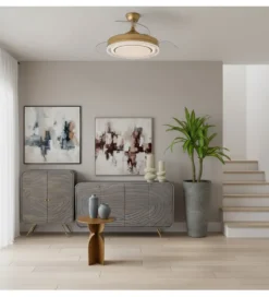 Komoda QUTINESKA 110 cm drewno mango szara