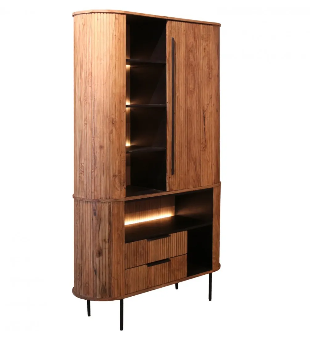 Komoda REGO 118 cm drewno akacja