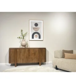 Komoda SALANO 170 cm drewno mango naturalna