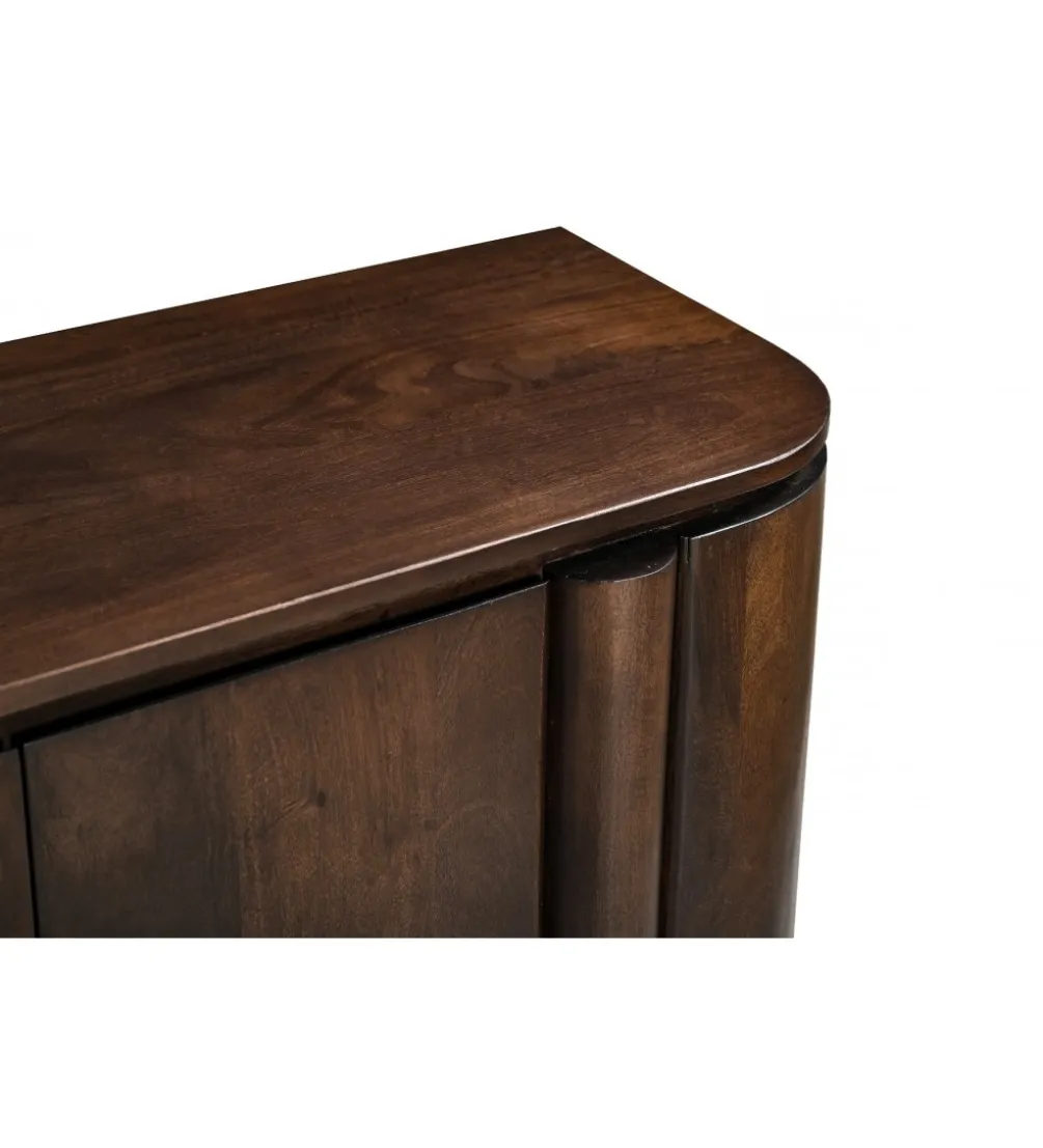 Komoda SALANO 170 cm drewno mango brązowa
