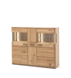 Komoda SALVADOR 150 cm w optyce dębu naturalny