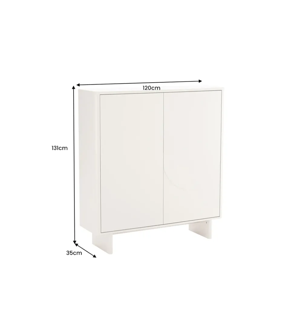 Komoda SAVOY 130 cm biała