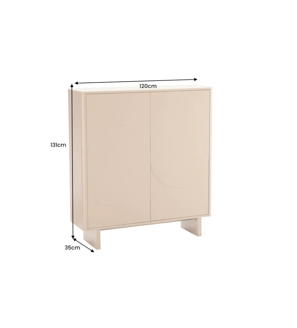 Komoda SAVOY 130 cm kolor trawertynu