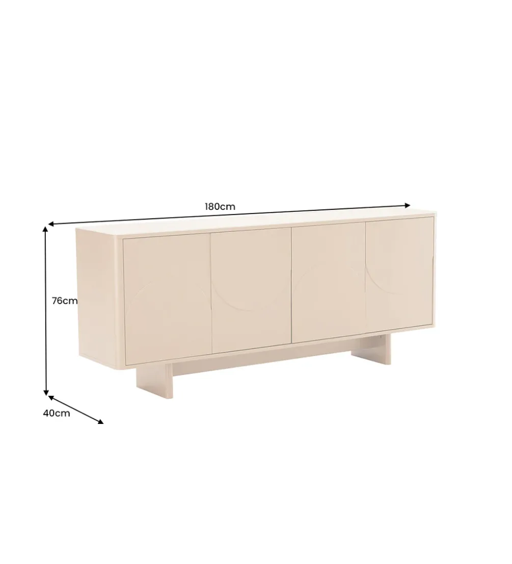 Komoda SAVOY 180 cm kolor trawertynu