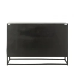 Komoda Shanil 120 cm drewno czarna