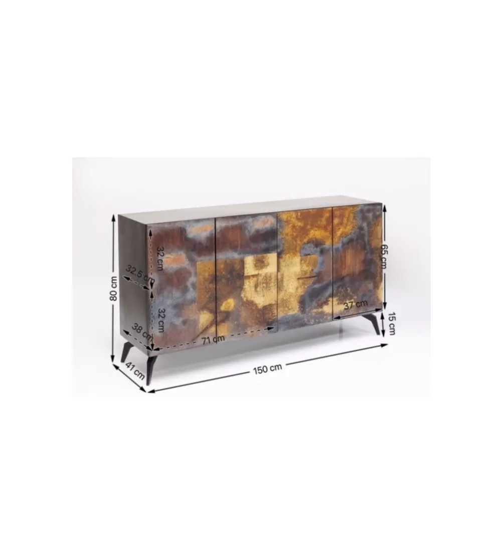 Komoda SMART 167 cm w optyce dębu naturalnego