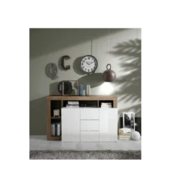 Komoda STONE 180 cm biała