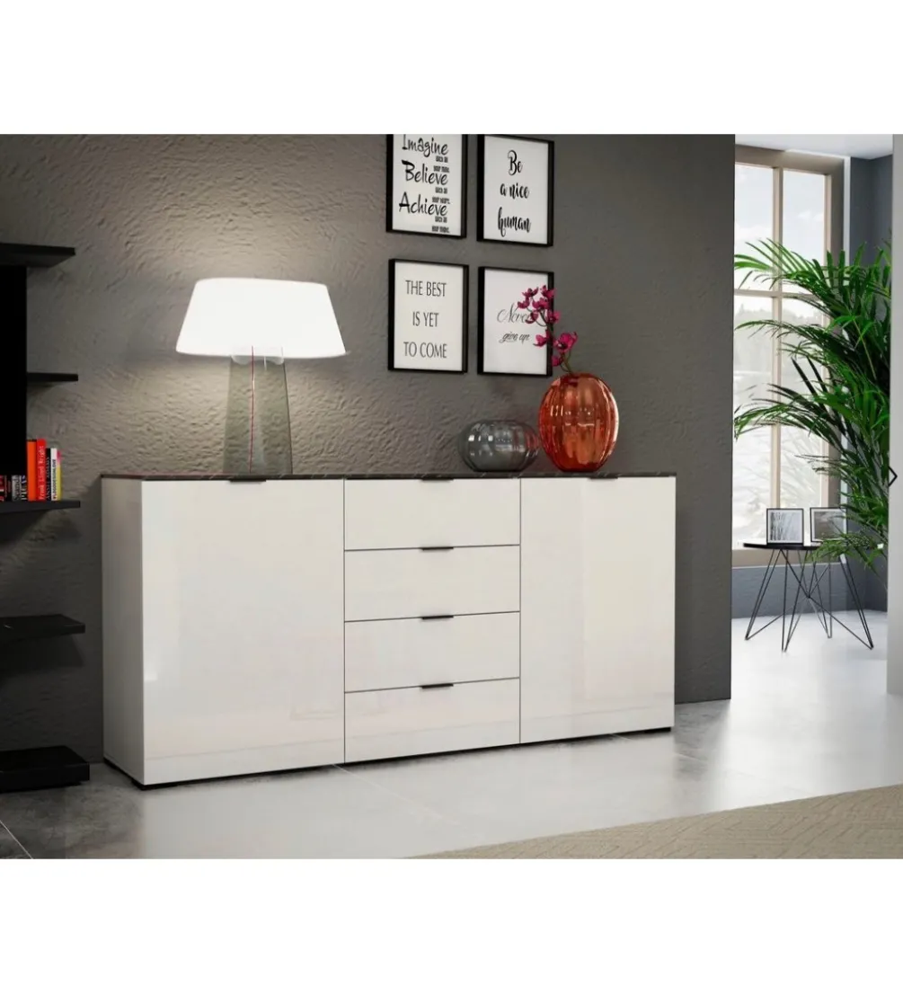 Komoda TERAZZANOS 160 cm drewno sheesham