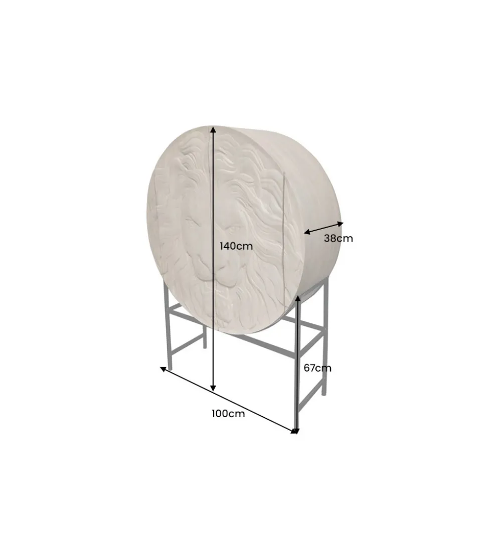 Komoda TIGR 140 cm drewno mango