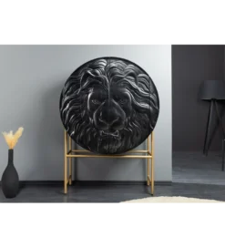 Komoda TIGR 140 cm drewno mango Czarna