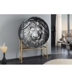 Komoda TIGR 140 cm drewno mango Czarna