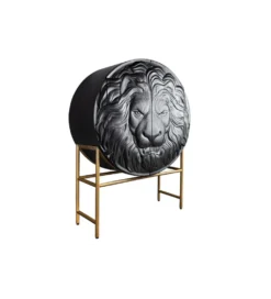 Komoda TIGR 140 cm drewno mango Czarna