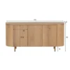 Komoda Tobago 170 cm naturalny