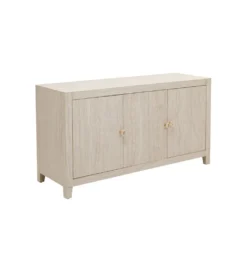 Komoda TRAVERTINO 140 x 77 cm naturalny beżowy